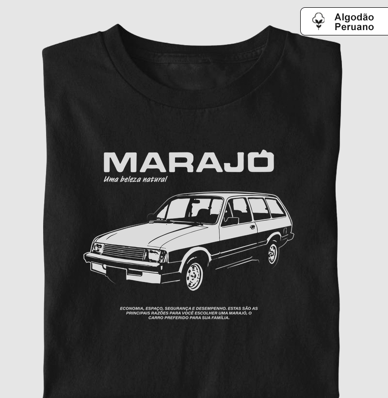 Marajó | Uma beleza natural - Camiseta Algodão Peruano