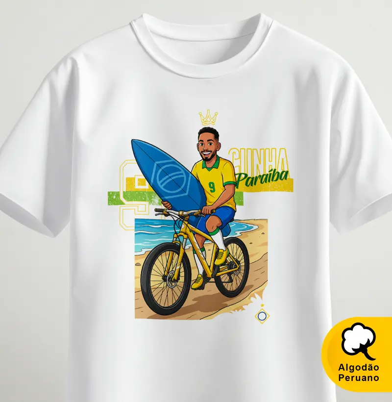 Matheus Cunha pedalando