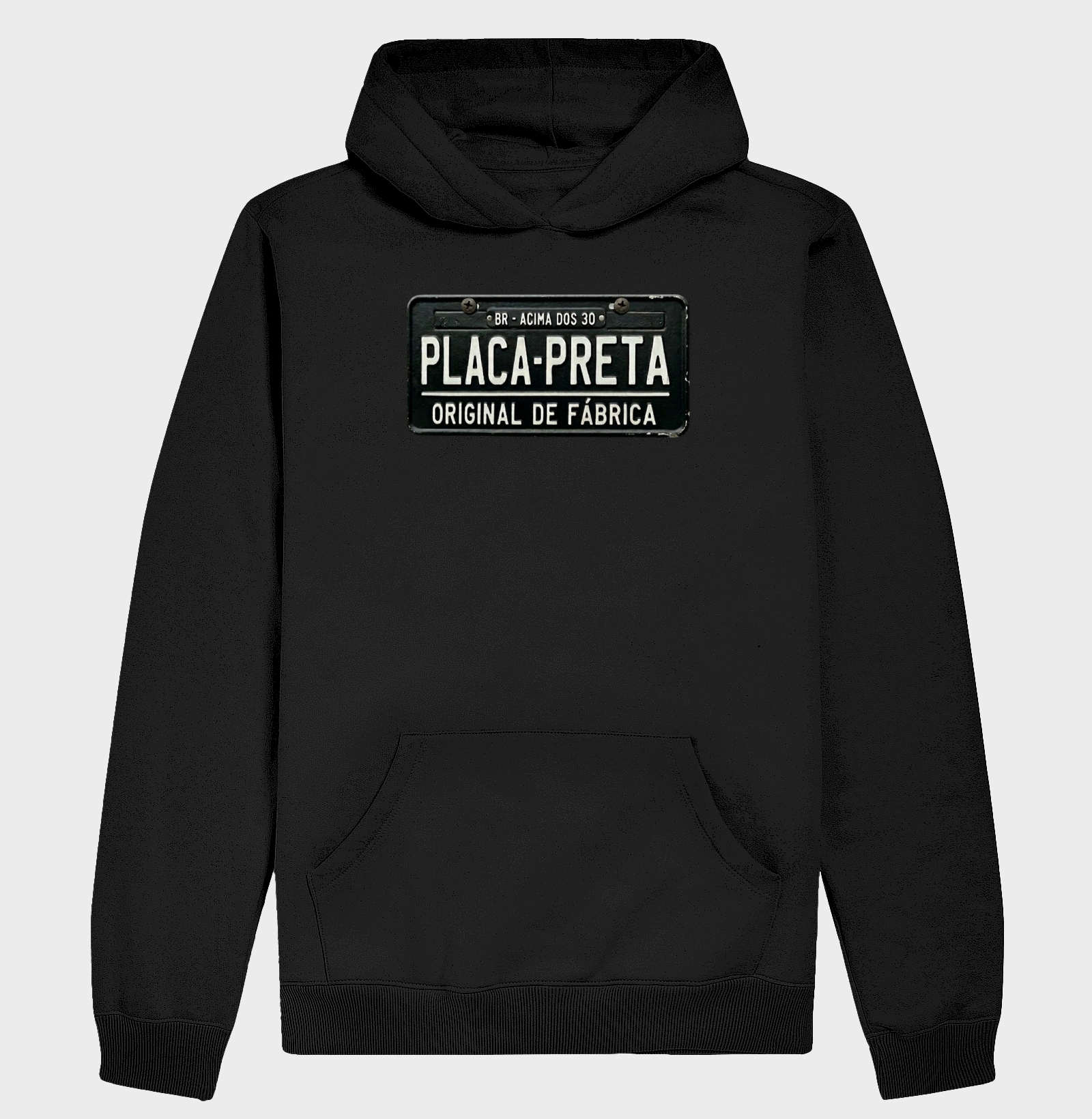 Placa Preta | Original de Fábrica | Branca