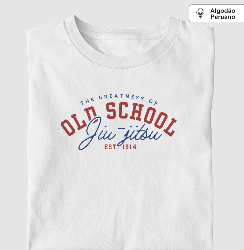 Old School Jiu-jitsu - Algodão peruano