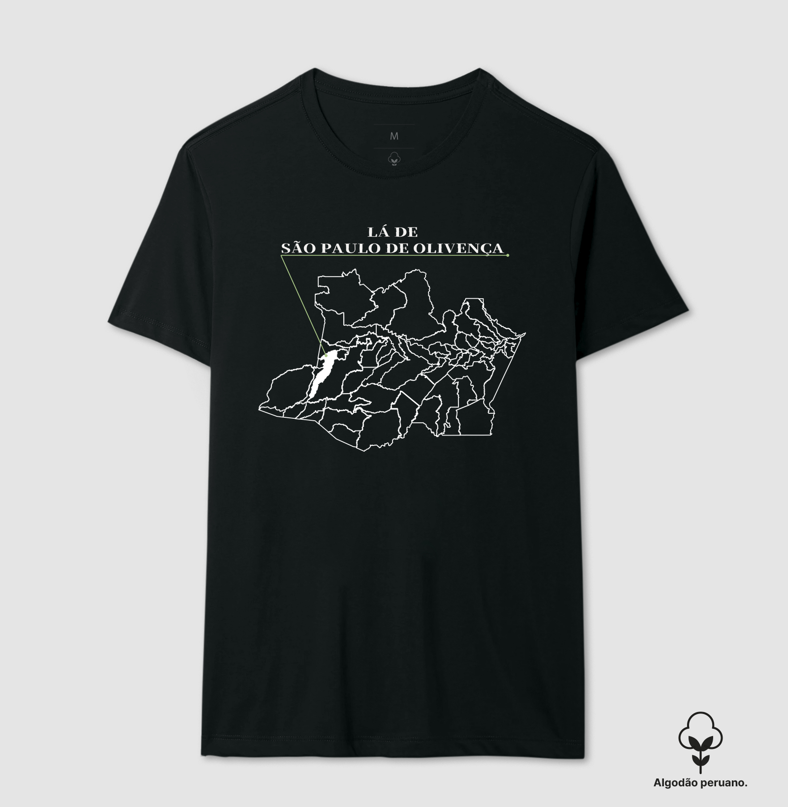 São Paulo de Olivença | Origem AM - Camiseta Algodão Peruano