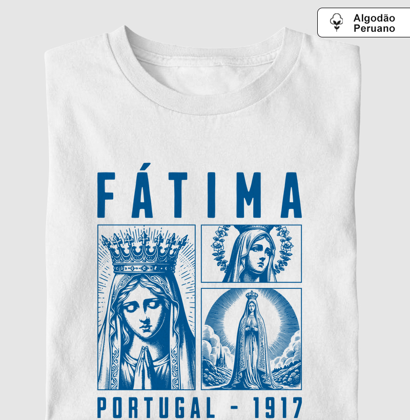 Fátima Portugal 1917 Algodão Peruano