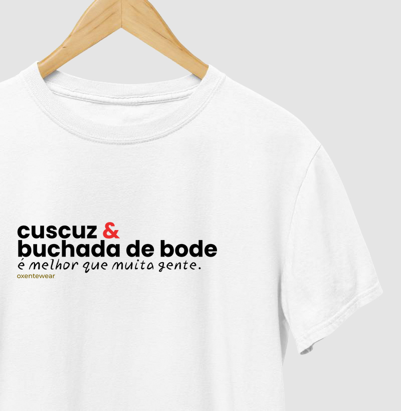 Camiseta Cuscuz e Buchada de bode | Oxentewear