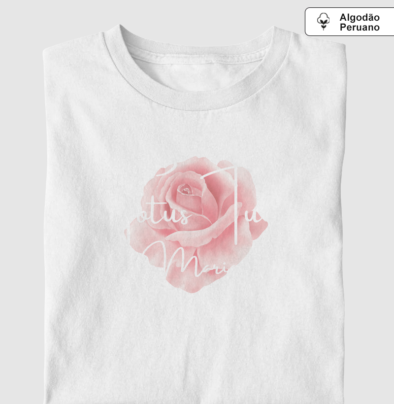 Camiseta Toda de Maria I Totus Tuus I camiseta católica feminina