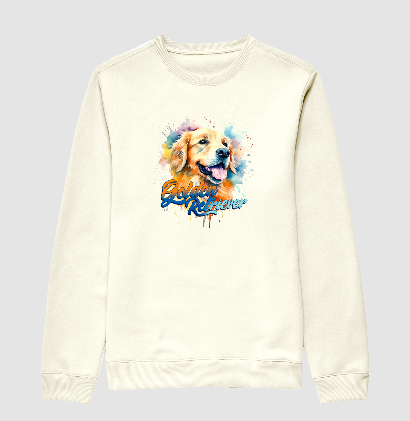 Golden Retriever Aquarela