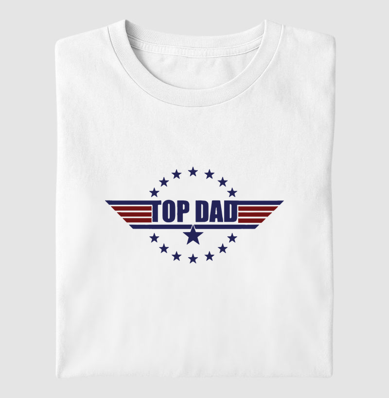 Camiseta Dia dos Pais - Top dad