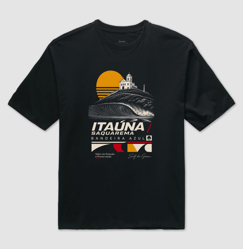 ITAÚNA AZUL - Camiseta Oversized