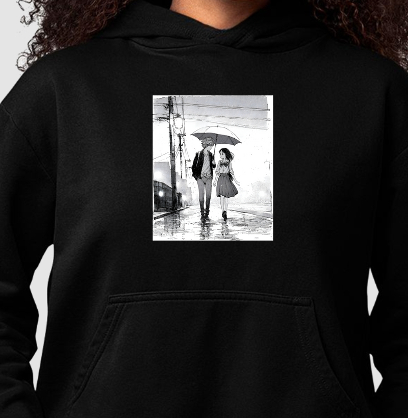 Moletom Rainy Walk Home