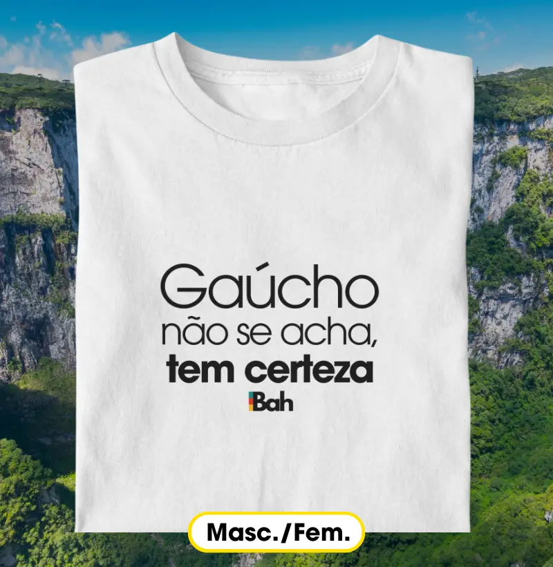 Gaúcho não se acha