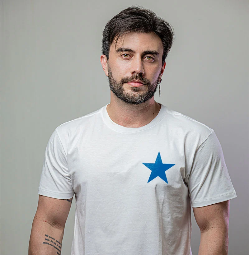 Camiseta Estrela Azul