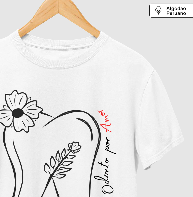 Tee "Odonto por Amor" Código MIN02002