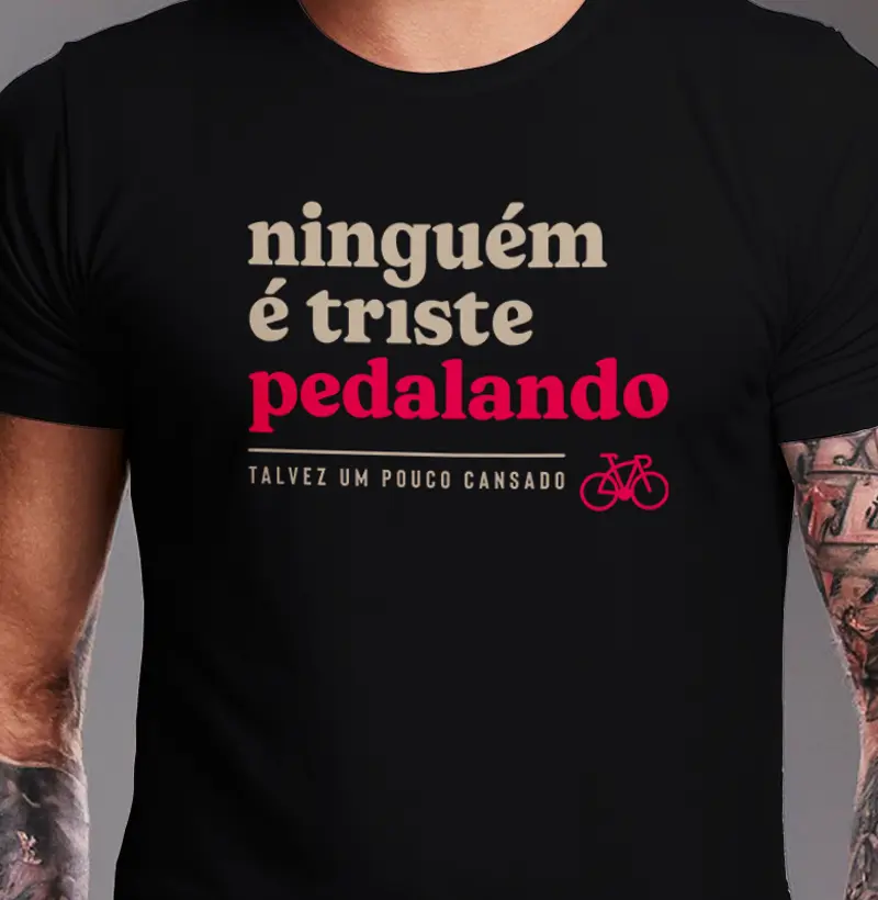 Ninguém é triste pedalando