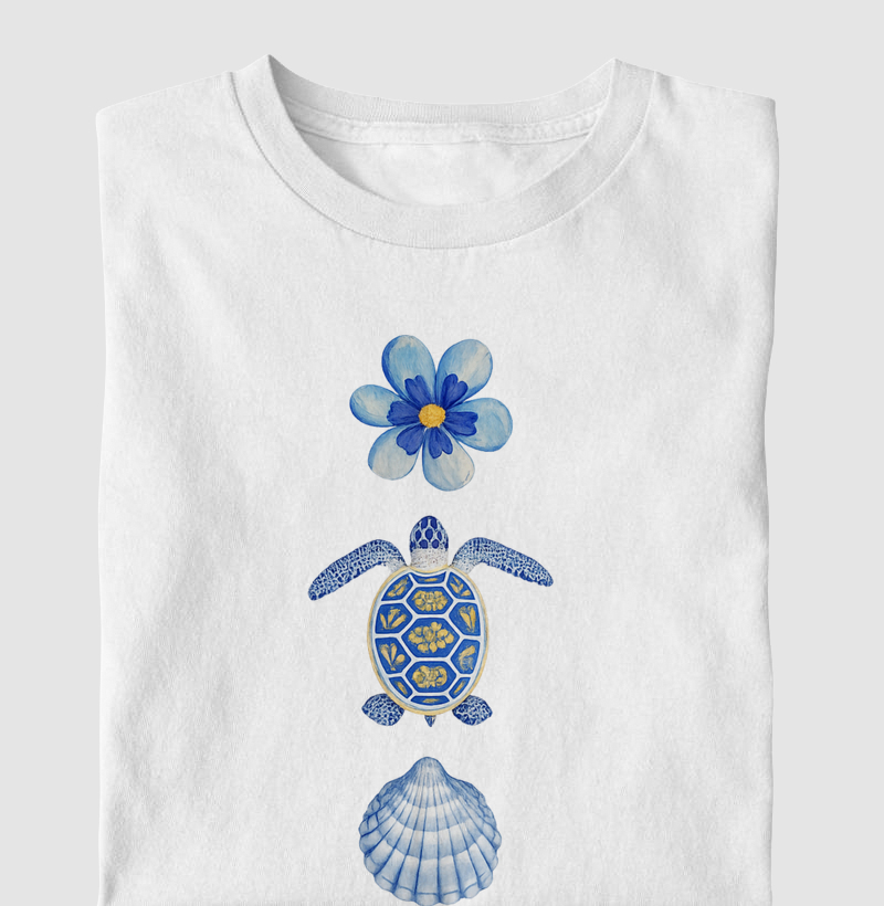 Flor, Tartaruga e Concha