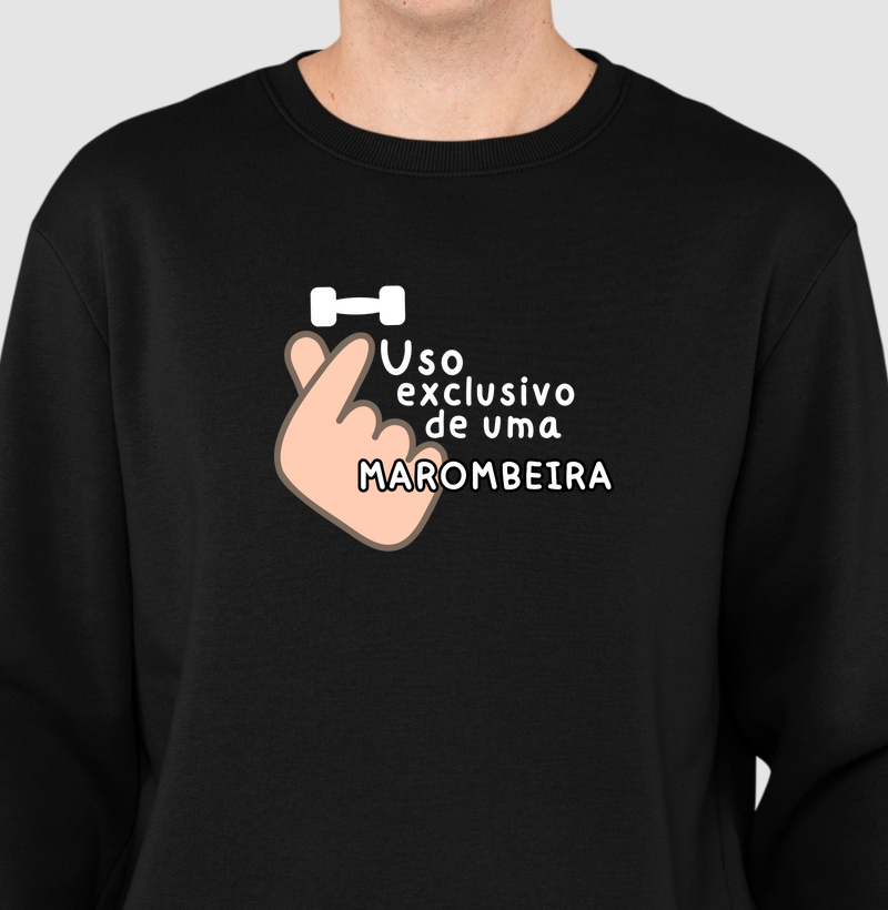 Uso exclusivo de uma marombeira