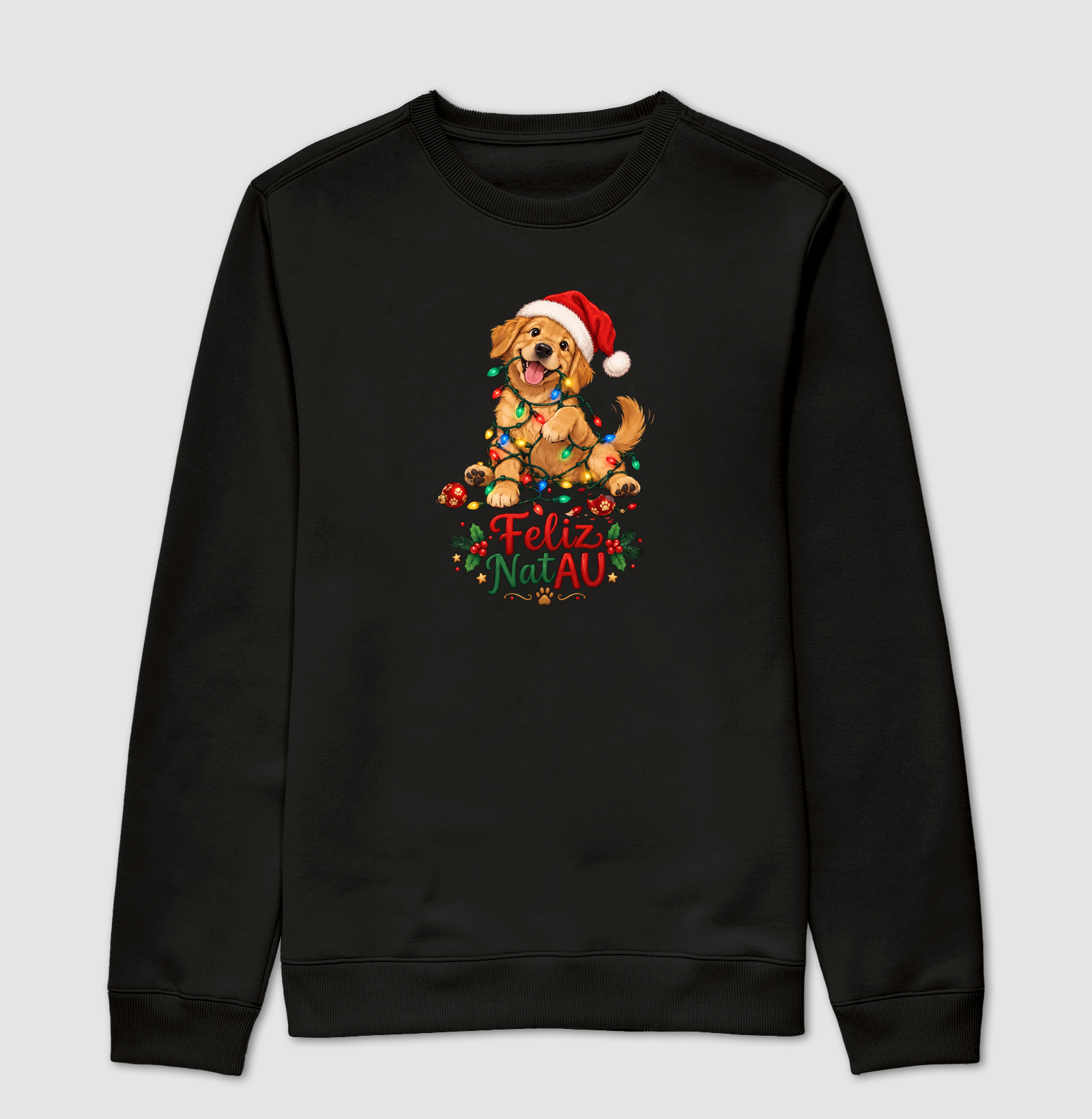 Feliz NatAU - Suéter Moletom