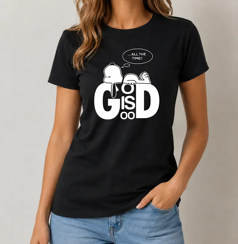 Camiseta Feminina God is Good - Camiseta