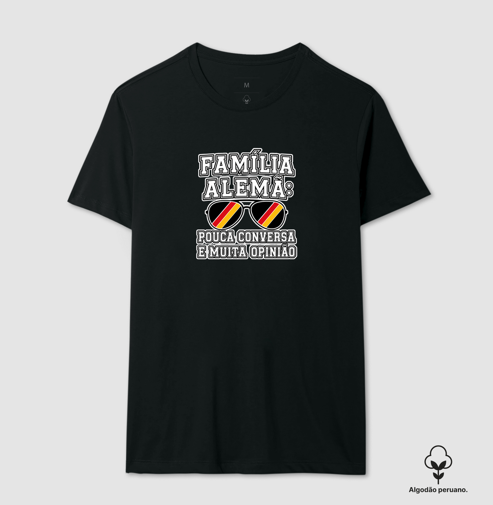 Pouca Conversa - Camiseta Algodão Peruano