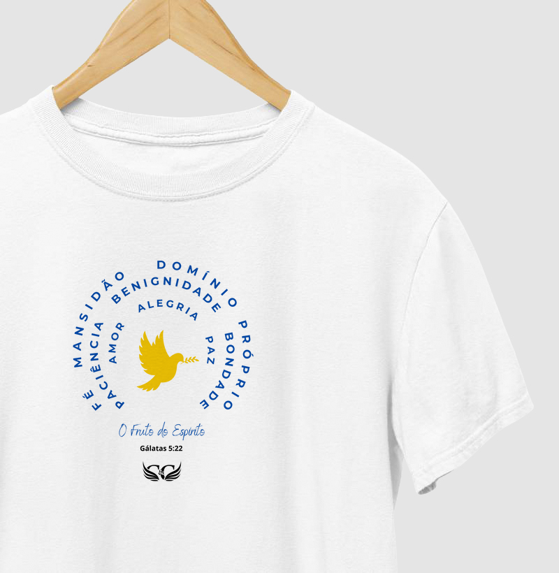 Camiseta Personalizada O Fruto do Espírito. Gálatas 5.22