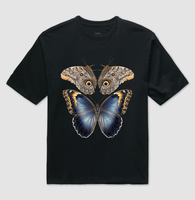 Caligo eurilochus brasiliensis - Camiseta Oversized