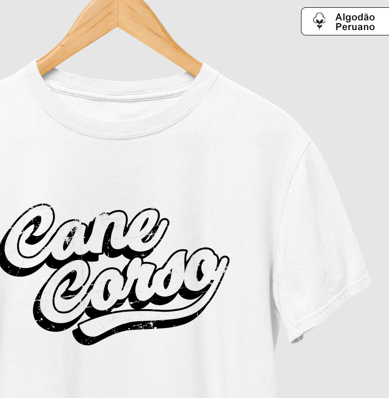 Cane Corso Letra Branca