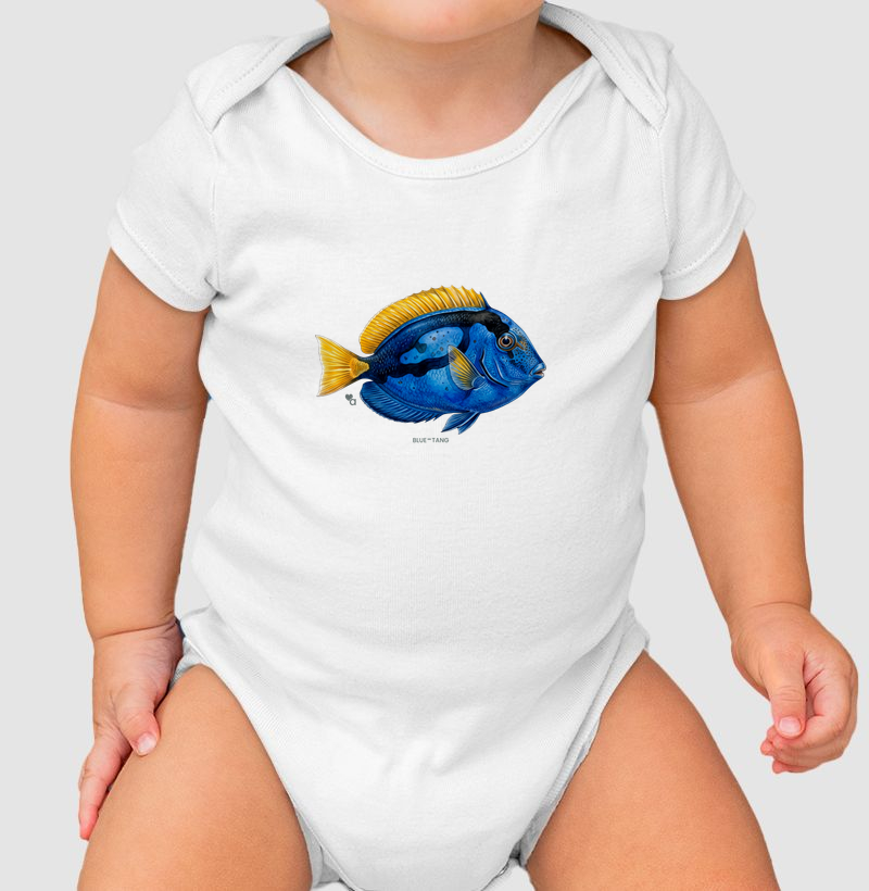 Peixes - Blue Tang - Body Infantil