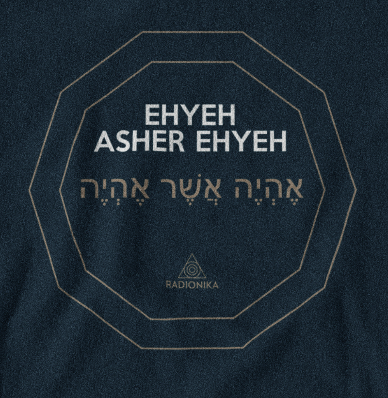 Camiseta Ehyeh Asher Ehyeh – Poder do Eu Sou – Estampa Radiônica Unissex