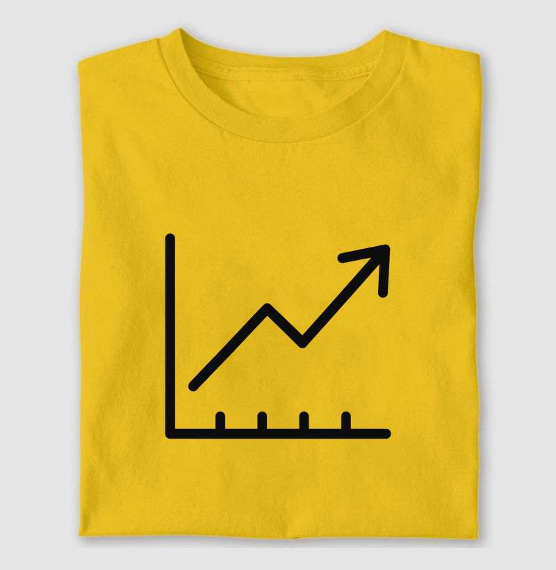 Camiseta em constante crescimento