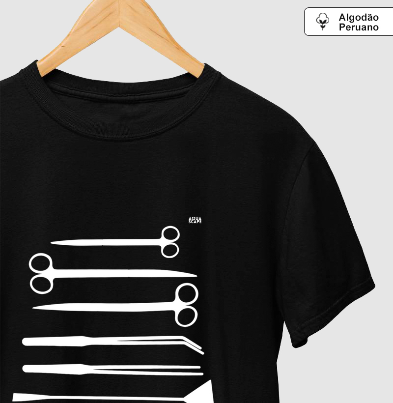 Ferramentas aquascaping (feed your dreams) - Algodão Peruano Premium