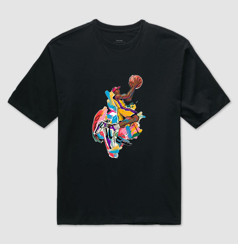Camiseta Air Color — Basquete em Movimento | ADQ - Camiseta Oversized