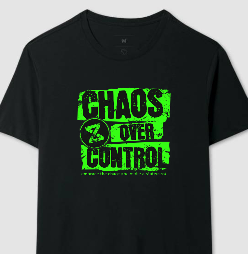 Camiseta Gamer “CHAOS OVER CONTROL” [DXP PRE-SEASON]
