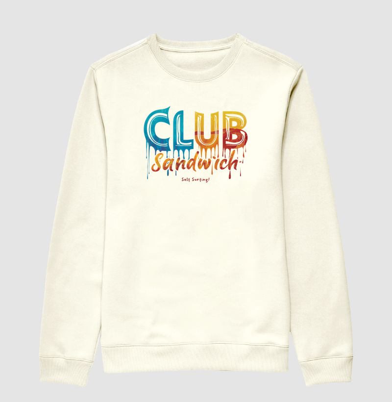 CLUB SANDWICH - Suéter Moletom