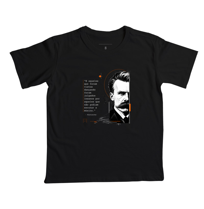 Camiseta de Filosofia Pensamento de Nietzsche