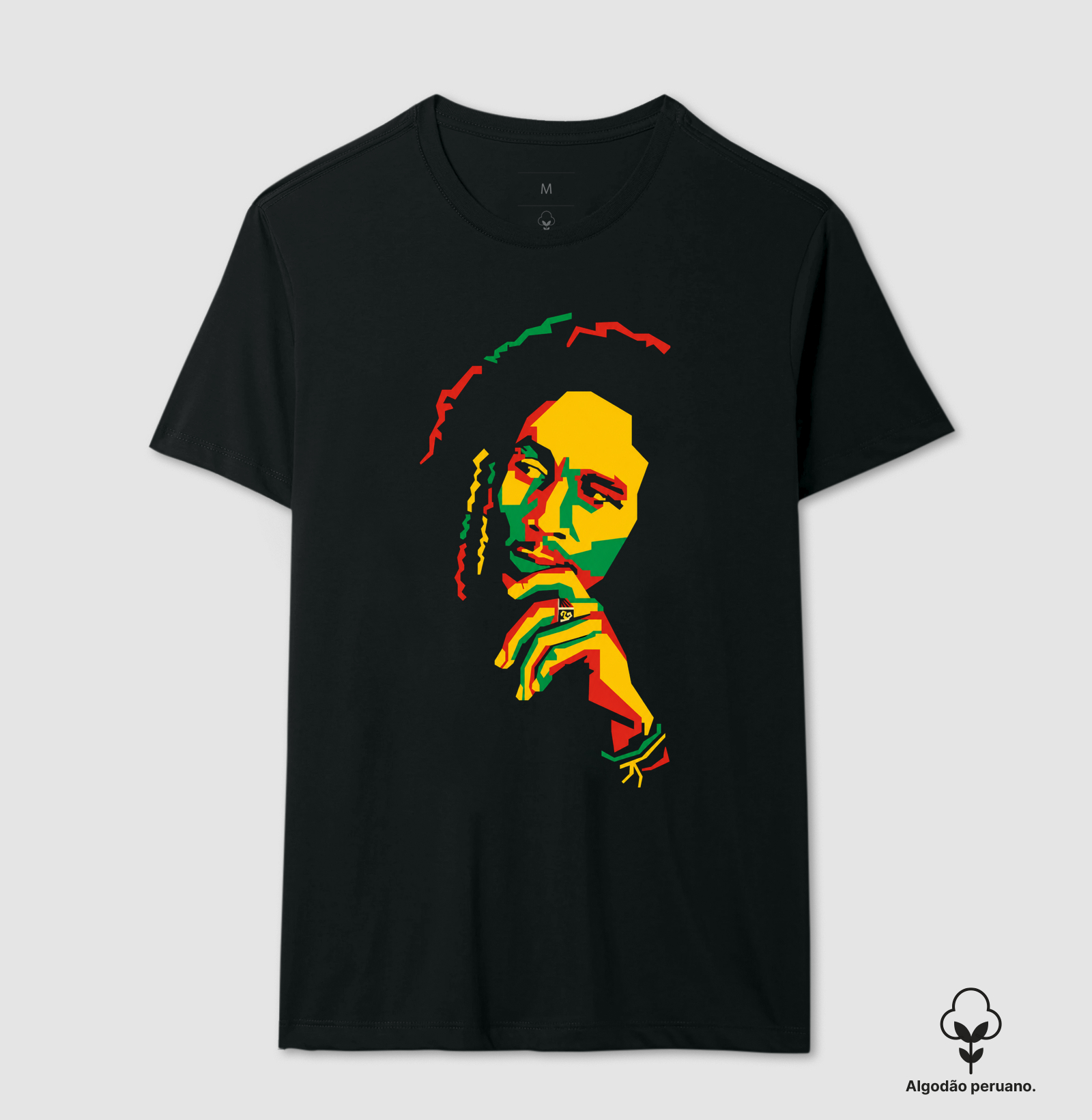 Rasta Rebel - Camiseta Algodão Peruano