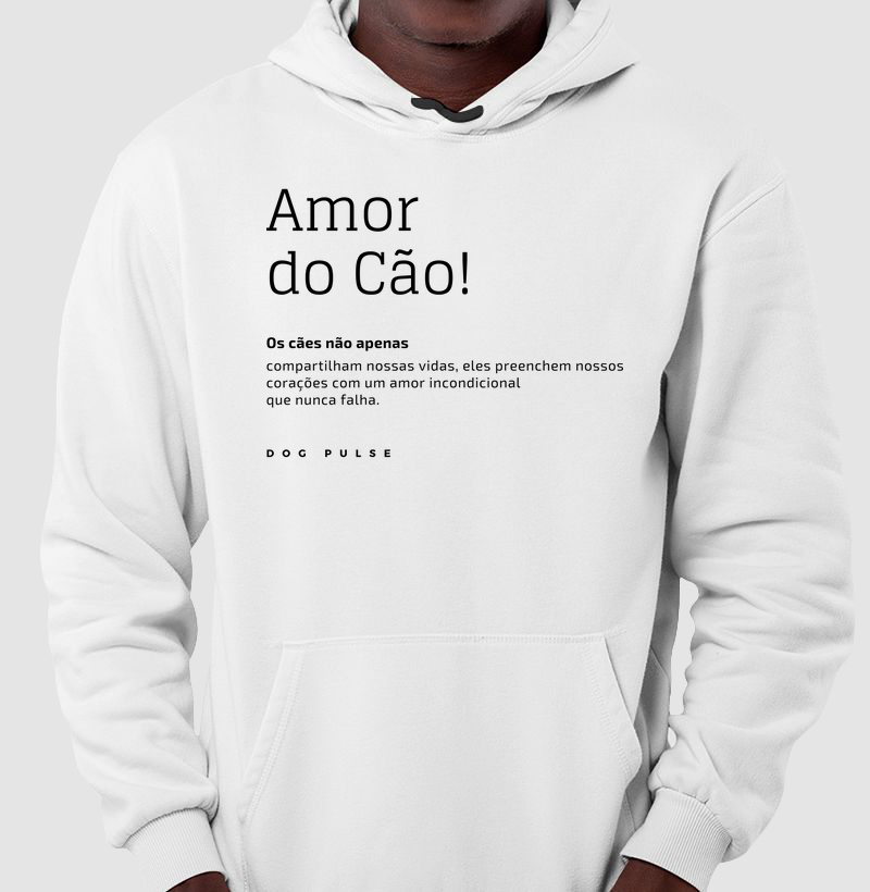 Moletom Dog Pulse Pawsitivity Collection – Amor do Cão