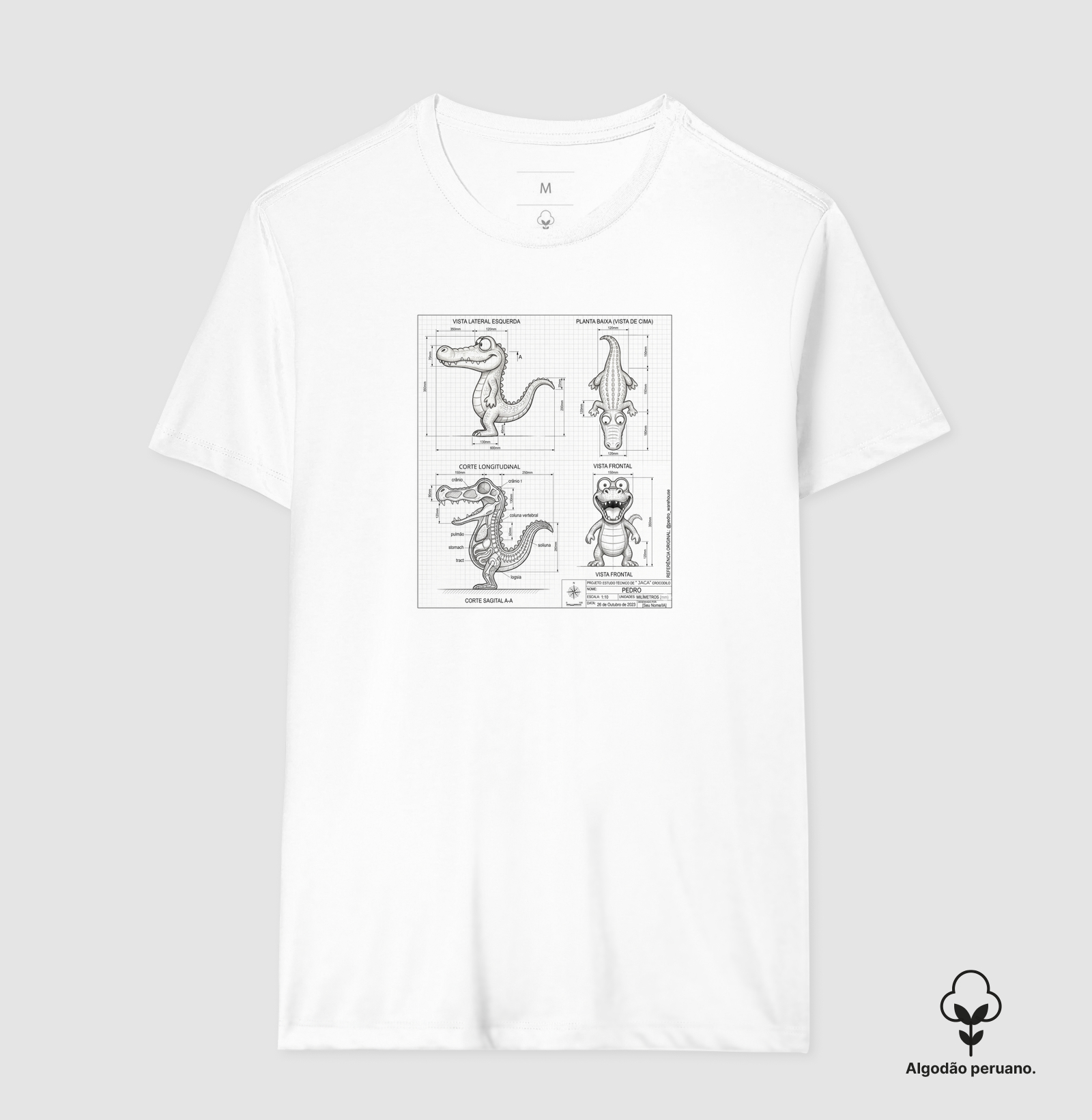 JACA - TÉCNICO - Camiseta Algodão Peruano