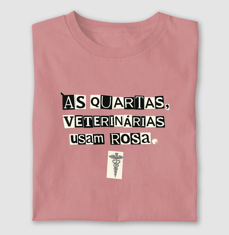 Às quartas, veterinárias usam rosa