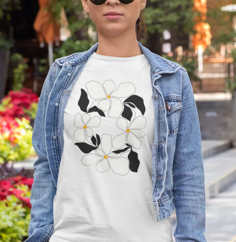 Camiseta Oversized - Florescer 