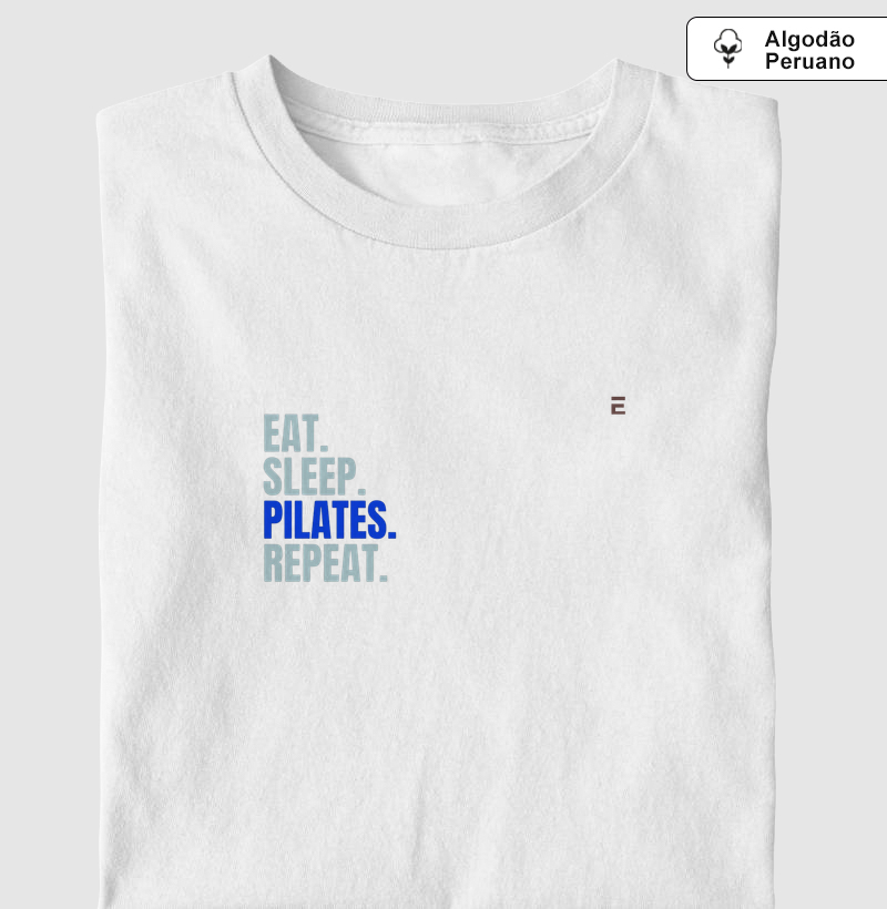 Pilates frase azul