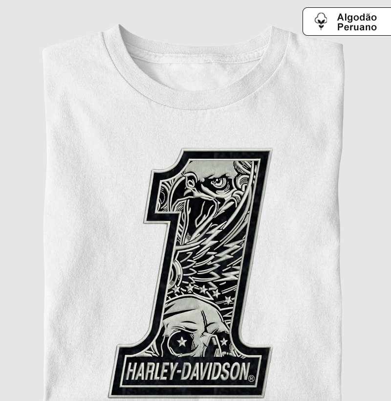 Supreme Harley Davidson Number One (tecido algodão peruano)