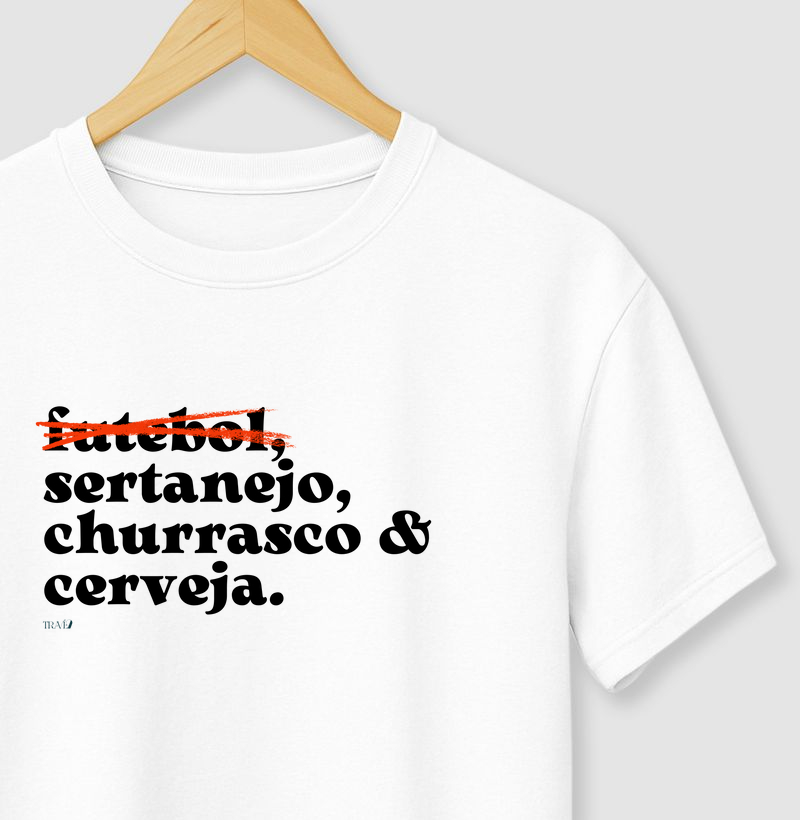 Sertanejo, churrasco e cerveja