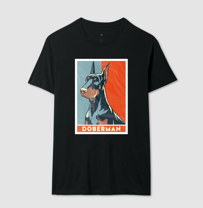 Camiseta Pop Art Doberman