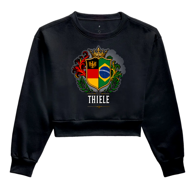 Thiele  - Cropped Moletom