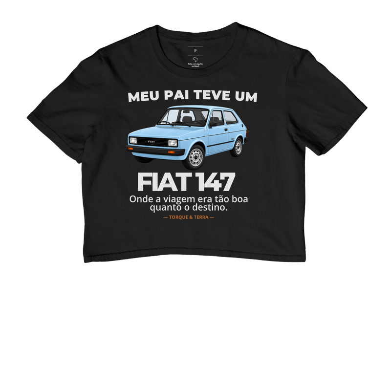 Meu pai teve um  - FIAT 147 - azul claro