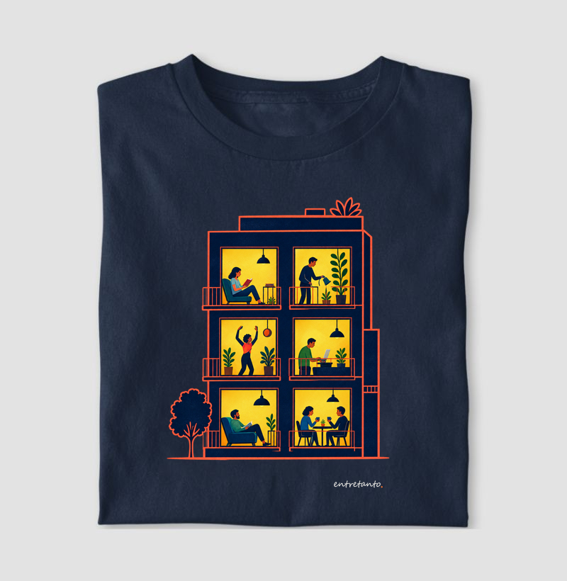 Camiseta Janelas acesas