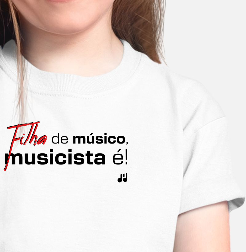 Filha de músico, musicista é!