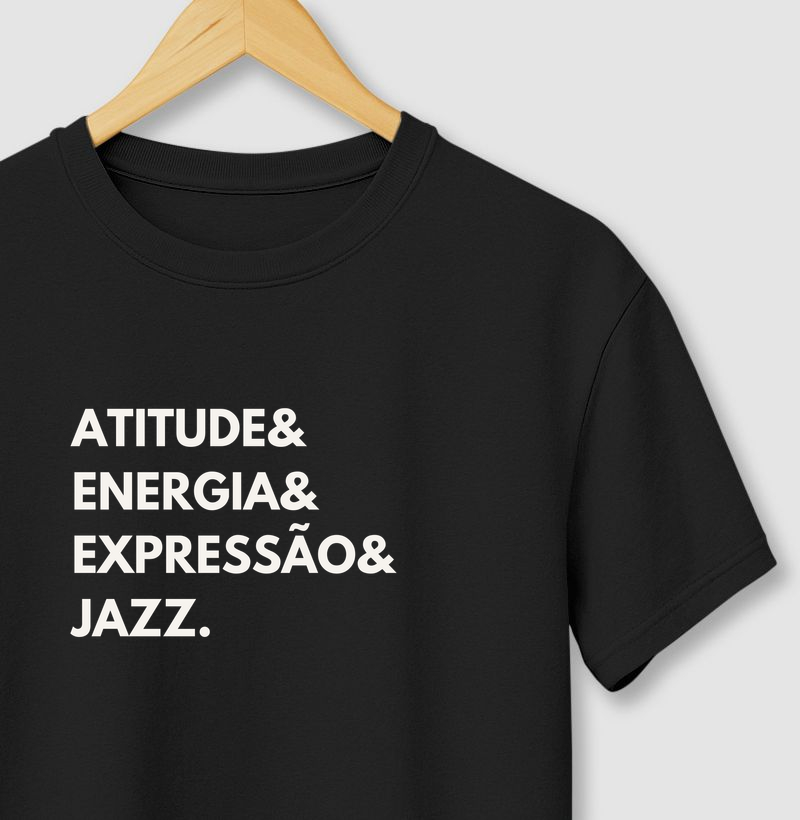 Atitude, energia, expressão, jazz