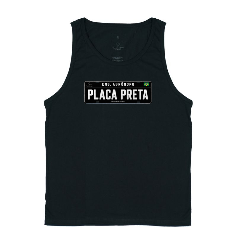 Placa Preta (Eng. Agrônomo) - Regata