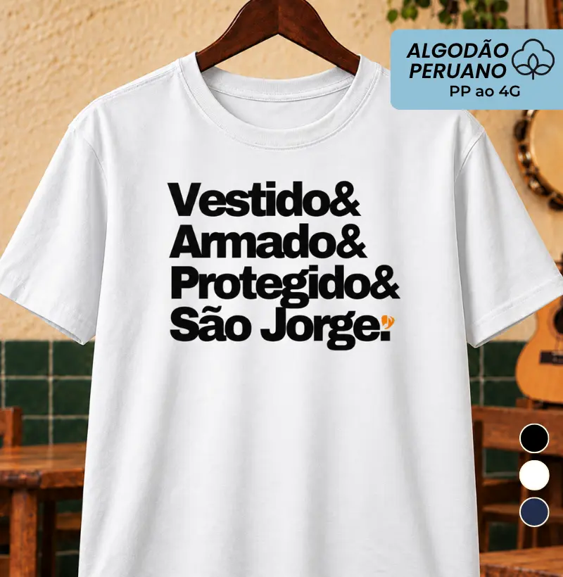 Vestido & Armado & Protegido & São Jorge