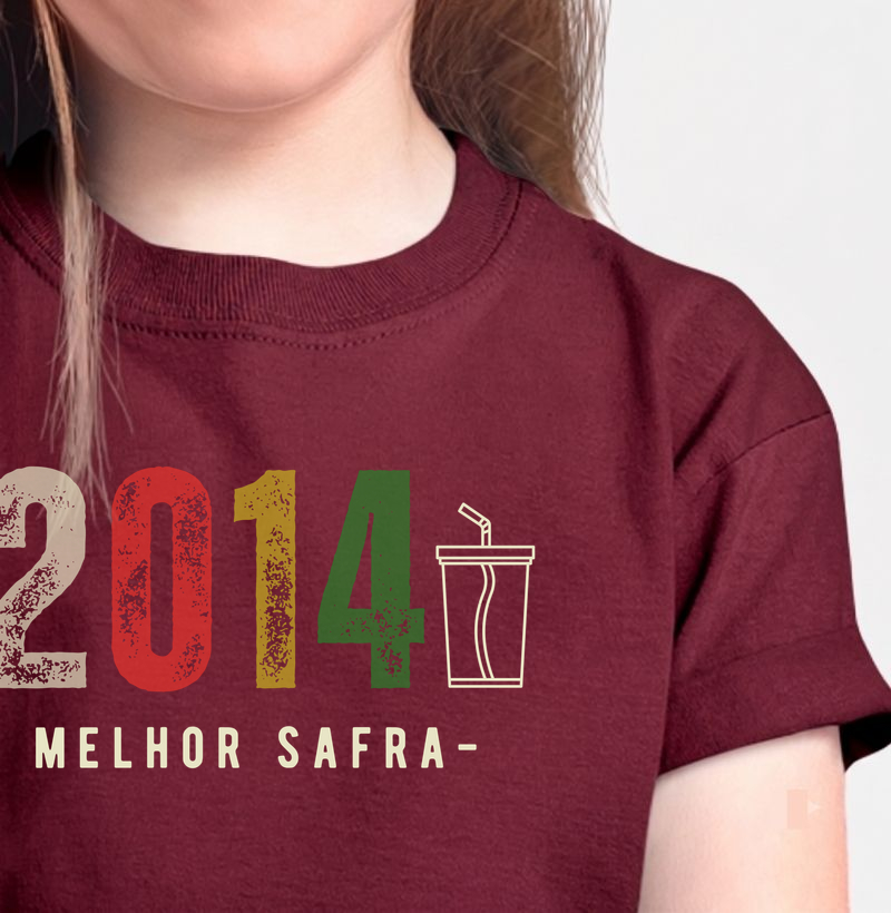 Camiseta Infantil A Melhor Safra 2014 - Camiseta Infantil