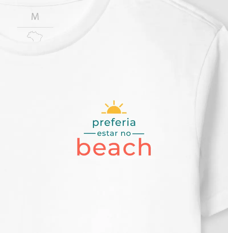 Preferia estar no beach